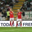 Festa de Prestianni e Schjelderup no Moreirense-Benfica (foto: Kapta+/Catarina Morais)