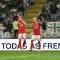Festa de Prestianni e Schjelderup no Moreirense-Benfica (foto: Kapta+/Catarina Morais)