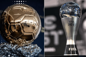 Imagens da Bola de Ouro, da France Football, e do FIFA The Best