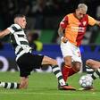 Altimira num lance em que tenta desarmar Lucas Torreira