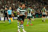 Segundo golo de Zalazar pelo Sporting, o primeiro na Champions - Foto: Imago