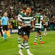 Segundo golo de Zalazar pelo Sporting, o primeiro na Champions - Foto: Imago