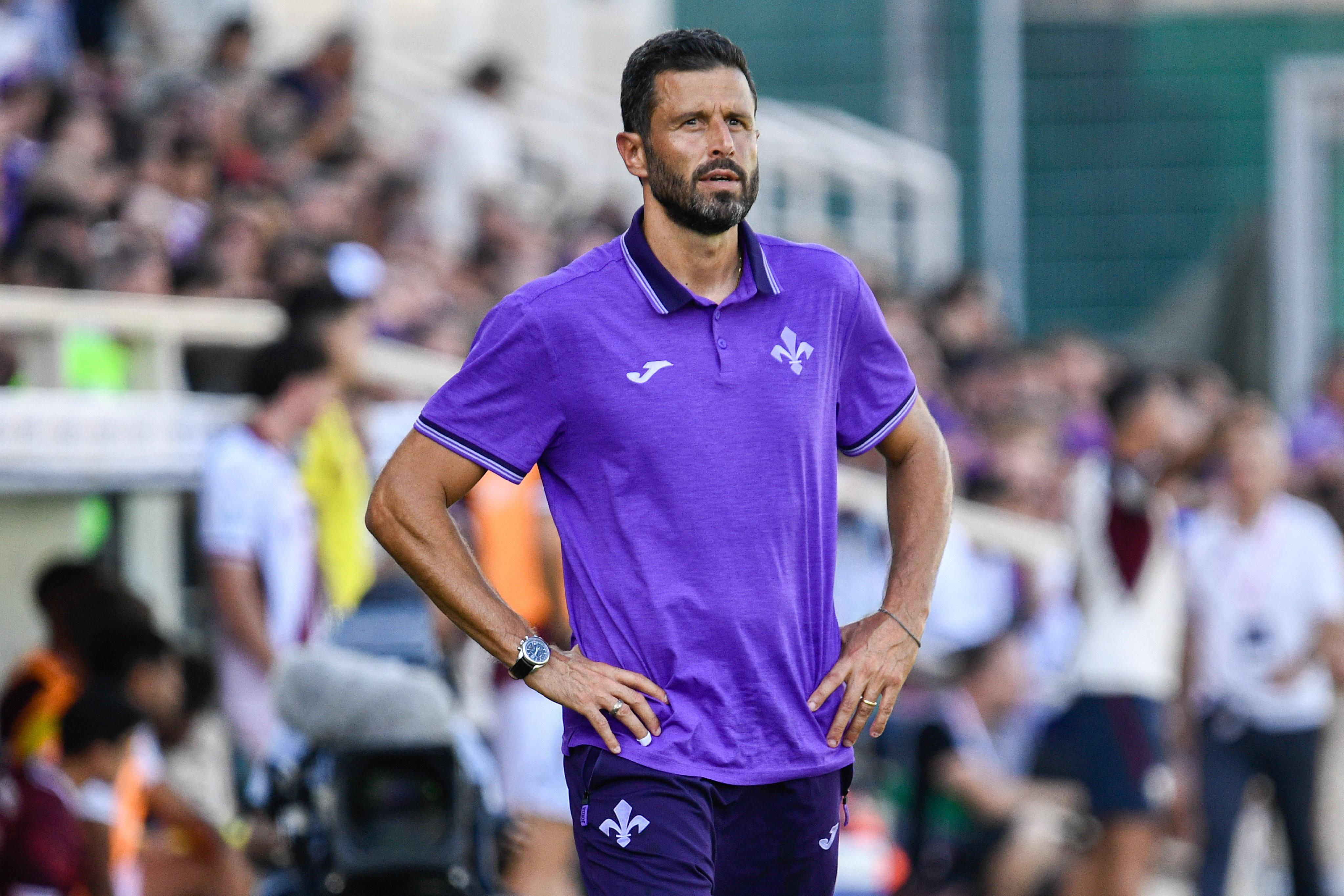 Fabio Grosso, antigo treinador da Fiorentina, de Pedro Gonçalves