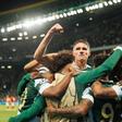 Festejos leoninos no Sporting-Galatasaray - Foto: Imago