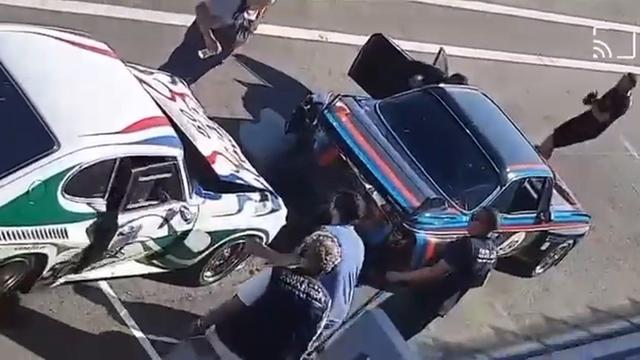 Imagens impressionantes: o incêndio no Estoril Classics - parte 1