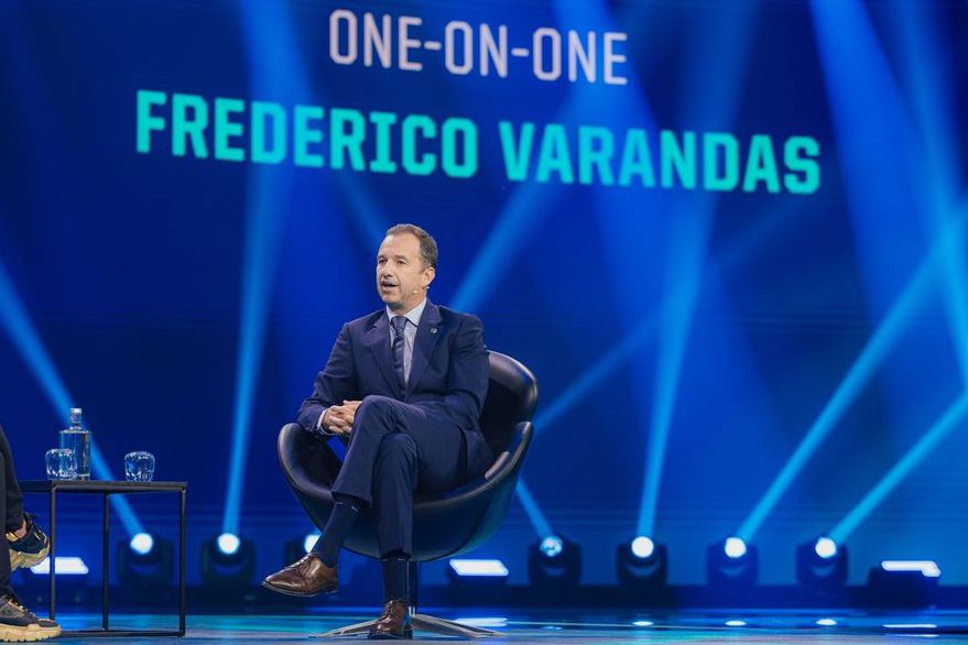 O presidente do Sporting, Frederico  Varandas, no Portugal Football Summit - Foto: FPF