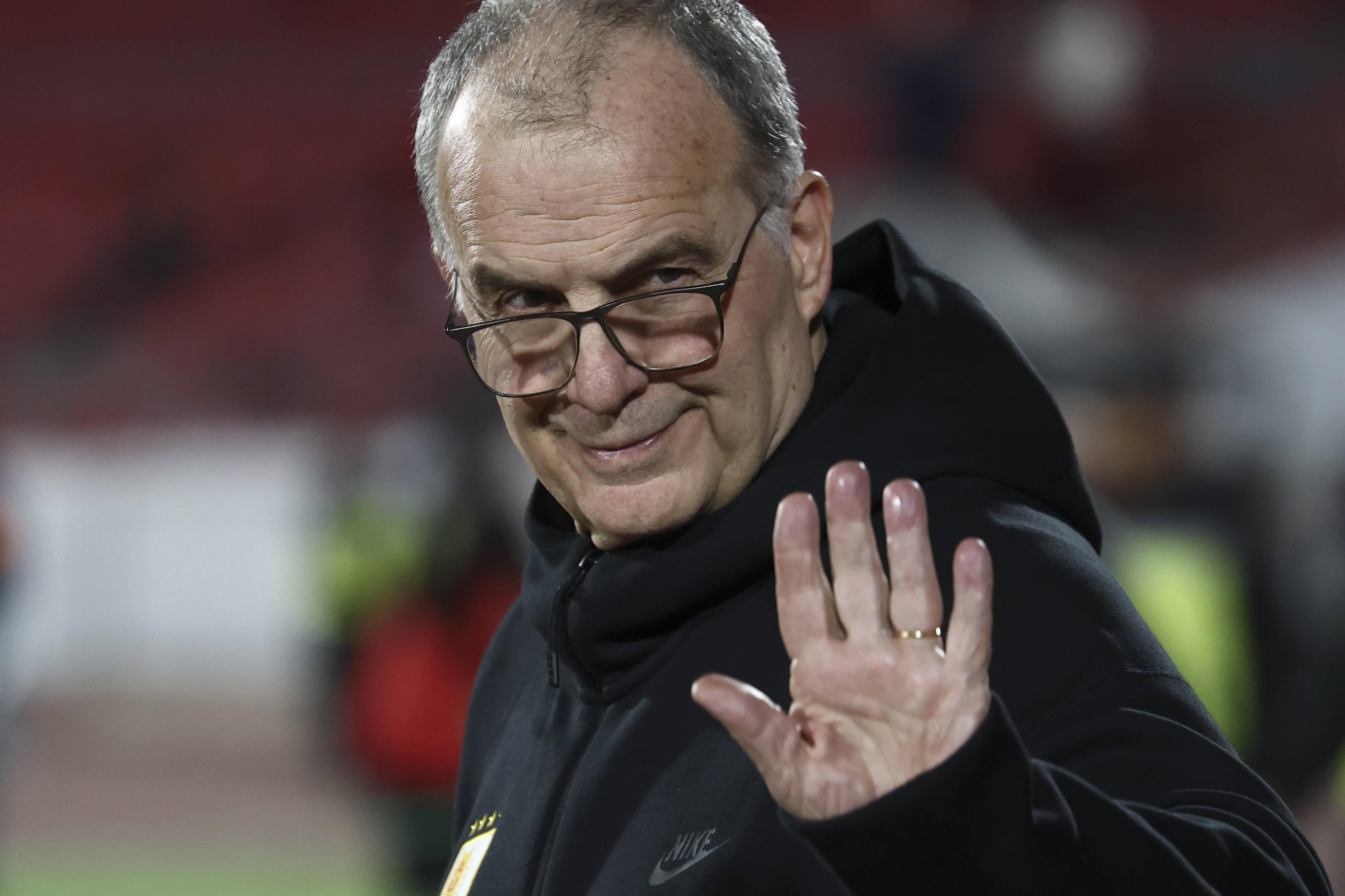 Marcelo Bielsa, selecionador do Uruguai