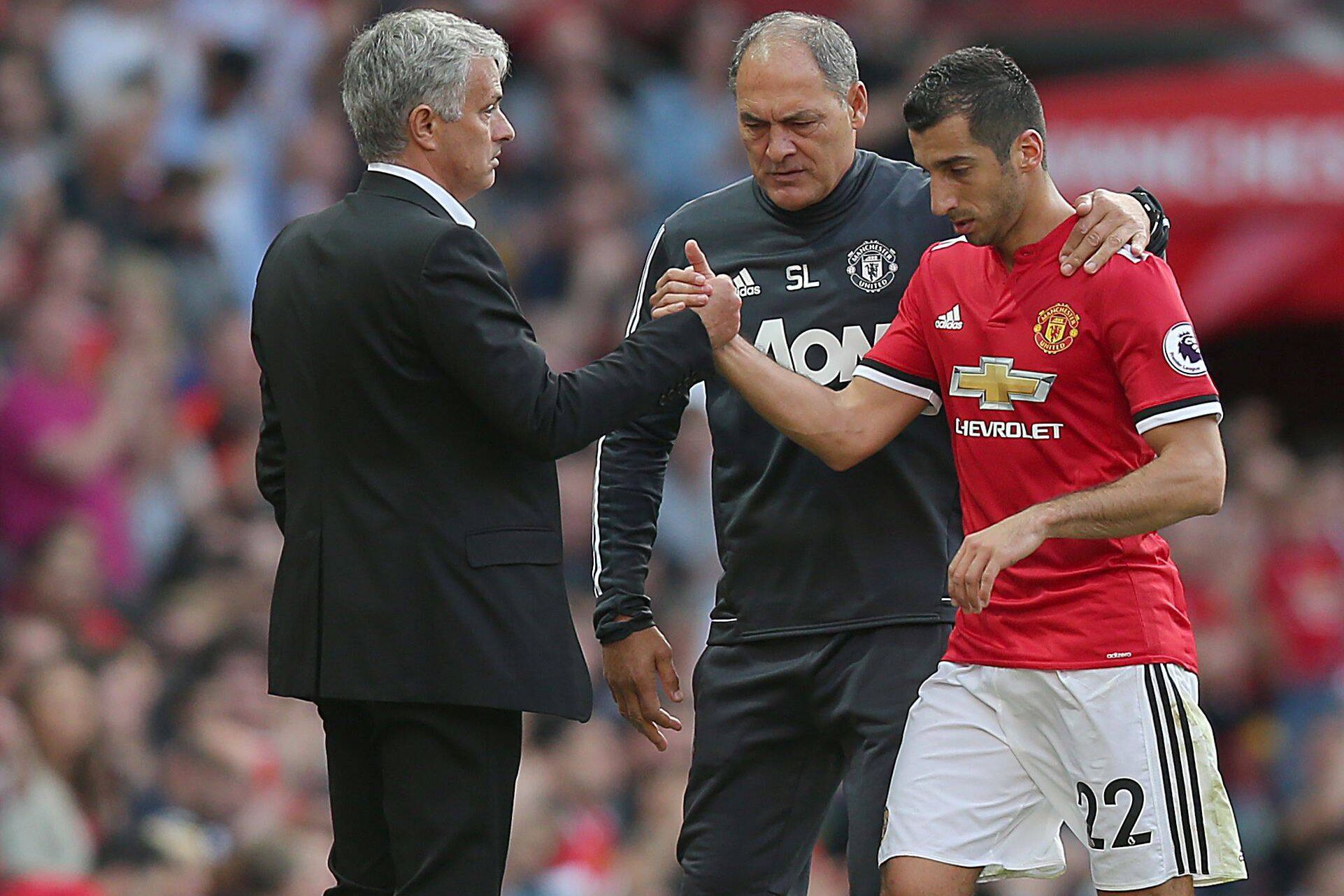 Arménio e José Mourinho juntos no Manchester United - Foto: IMAGO