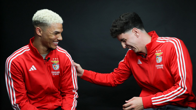 Alexander Bah e Manu Silva - Foto: SL Benfica