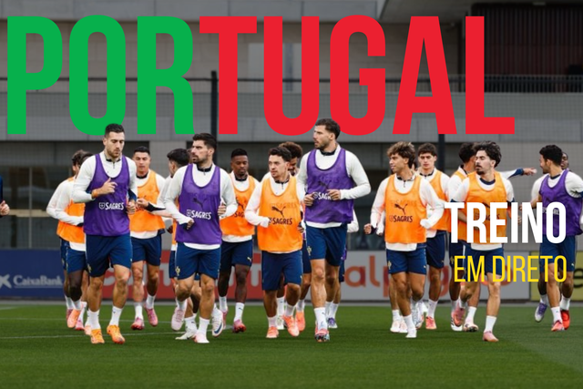 EM DIRETO: siga o treino da Seleção Nacional