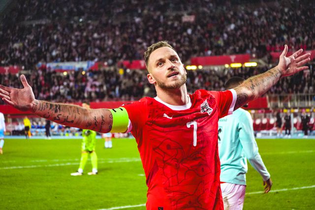 Marko Arnautovic fez história pela Áustria (IMAGO)