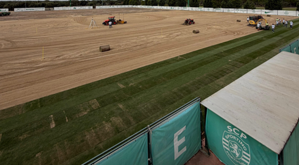 Ala profissional de Alcochete em obras -Foto: SPORTING CP