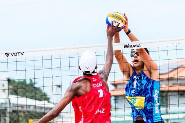 Dupla João Pedrosa e Hugo Campos reencontram rival cubana na fase de grupos do Mundial da Austrália 2025 (foto: FPV)