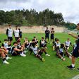 João Gião 'agarrou' os jogadores desde o primeiro 
dia e a relação de cumplicidade tem sido um ponto 
forte no trabalho desenvolvido diariamente - Foto: SPORTING CP