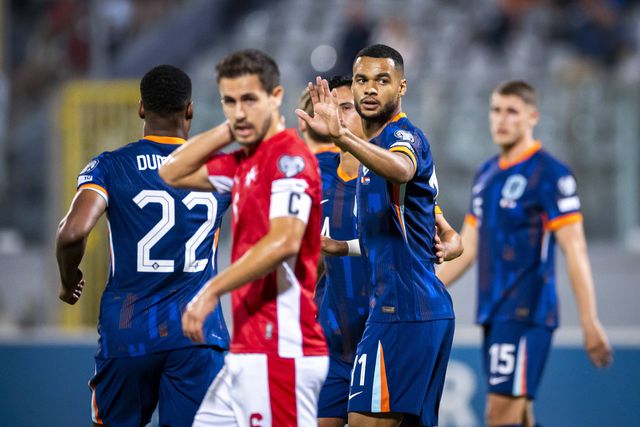 Gakpo fez dois golos e uma assistência na goleada dos Países Baixos diante de Malta
