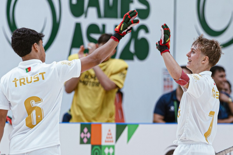 Novo triunfo alcançado pelos sub-19 - Foto: Federação Portuguesa de Hóquei em Patins