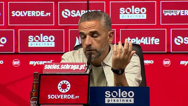 Rui Borges visa SC Braga: «Podia ter havido mais bom senso»