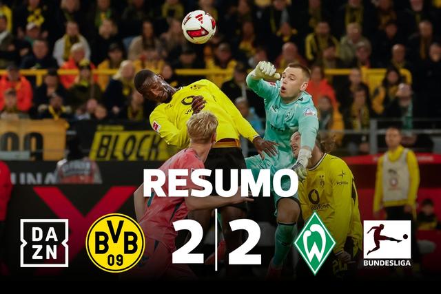 Reta final de loucos no Dortmund-Bremen (resumo)