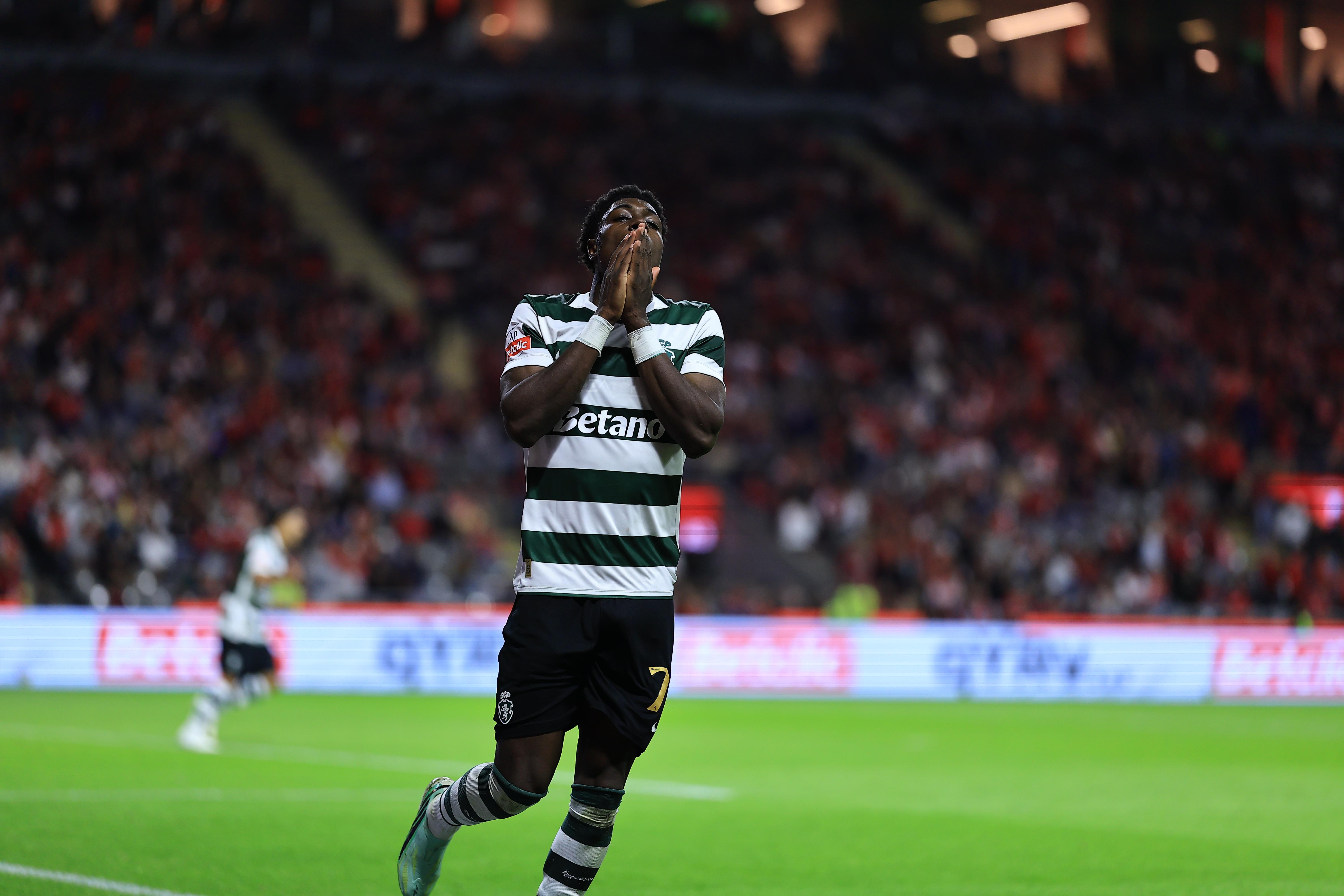 Doumbia no SC Braga-Sporting. Foto Peter Spark/PhotoReport.pt