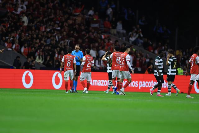 João Pinheiro no SC Braga-Sporting (PEDRO ALVES)