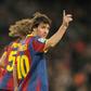 Messi com a camisola do Barcelona