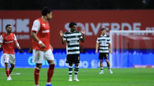 João Simões regressou aos relvados após vários meses de ausência. Foto: Peter Spark / PhotoReport (SC Braga-Sporting)