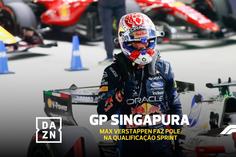 Max Verstappen supersónico em Singapura