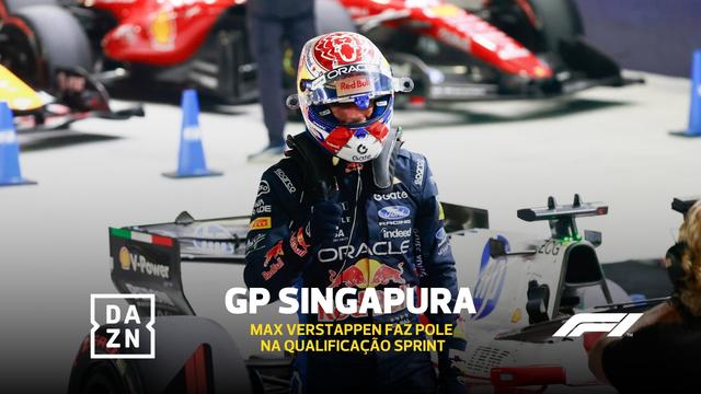 Max Verstappen supersónico em Singapura