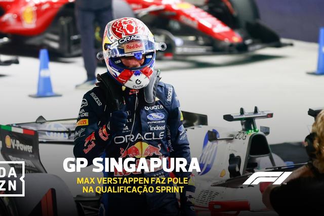 Max Verstappen supersónico em Singapura