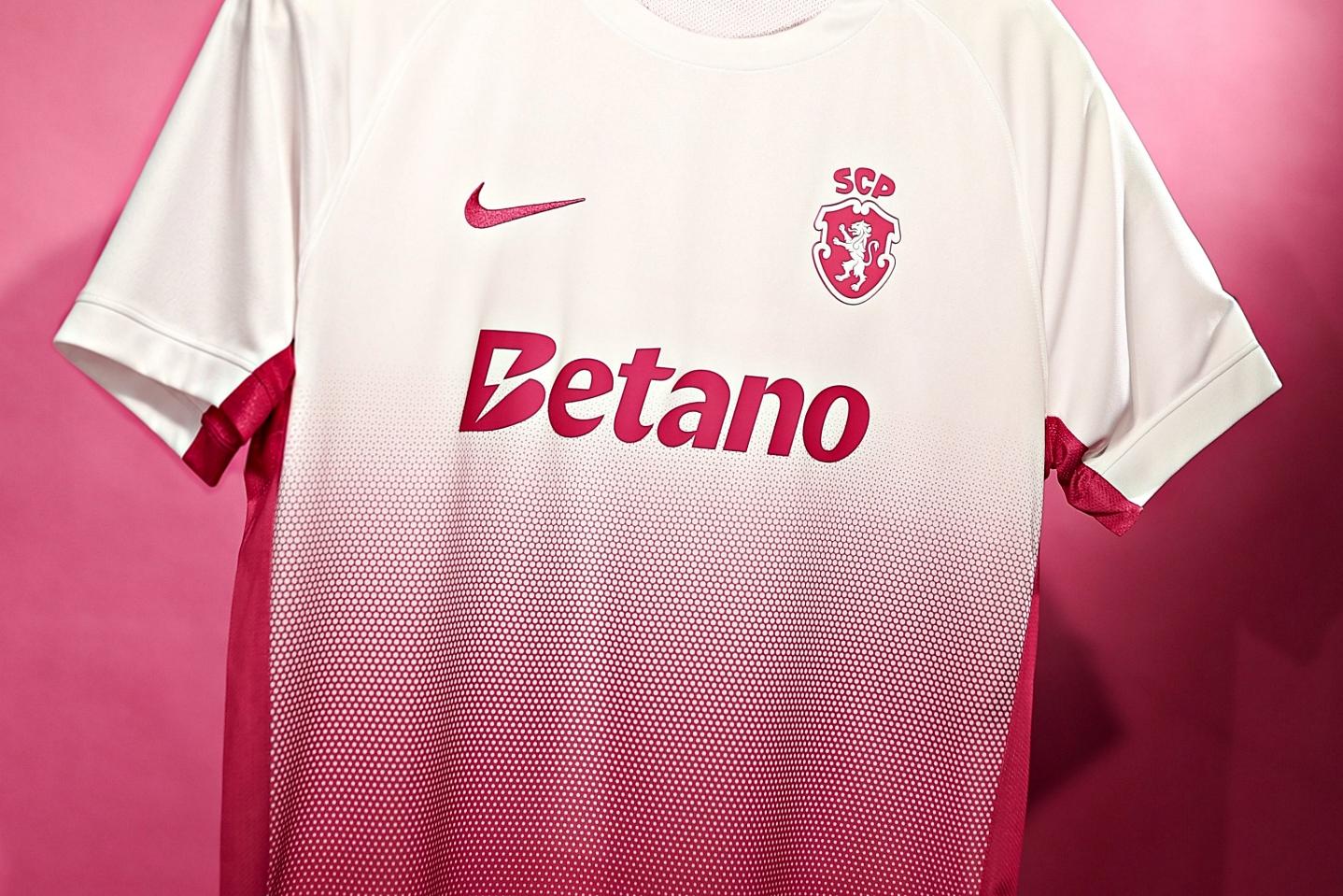 Esta a nova camisola que os leões vão utilizar esta noite em Braga