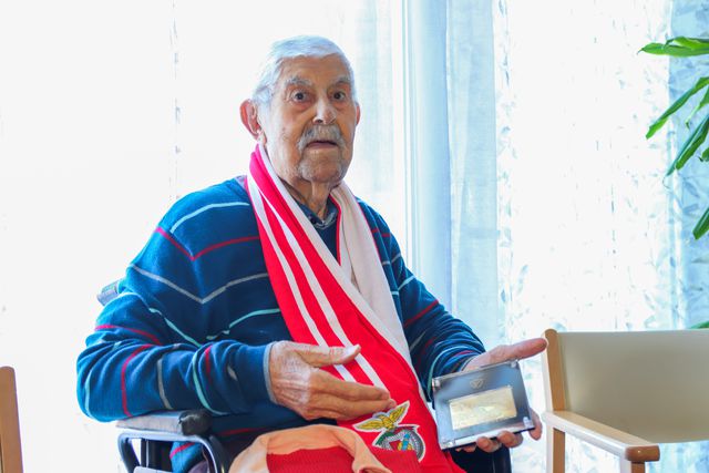 ‘Jaiminho’, o sócio n.º 1 do Benfica, faz 100 anos