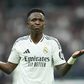 Vinícius Júnior celebra um golo marcado pelo Real Madrid