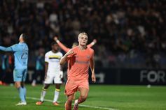 Victor Froholdt adiantou o FC Porto aos 36'  (Foto: Kapta +/Catarina Morais)