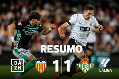 Portugueses do Valência não acabam com seca de vitórias da equipa (resumo)