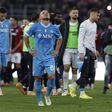 Desalento dos jogadores do Nápoels após derrota com o Bolonha (IMAGO)