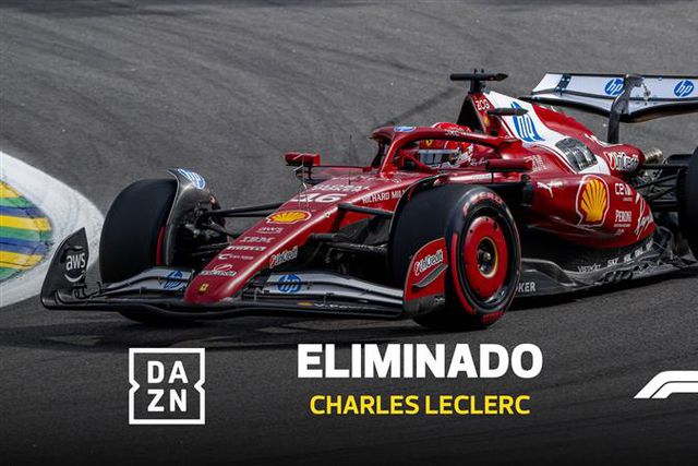 Leclerc infeliz na primeira curva e abandona GP do Brasil