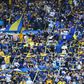 Os adeptos do Boca Juniors fizeram a festa nas bancadas da Bombonera
