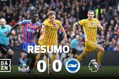 Muito voo, pouco rumo: Palace e Brighton não quiseram nada com os golos (resumo)