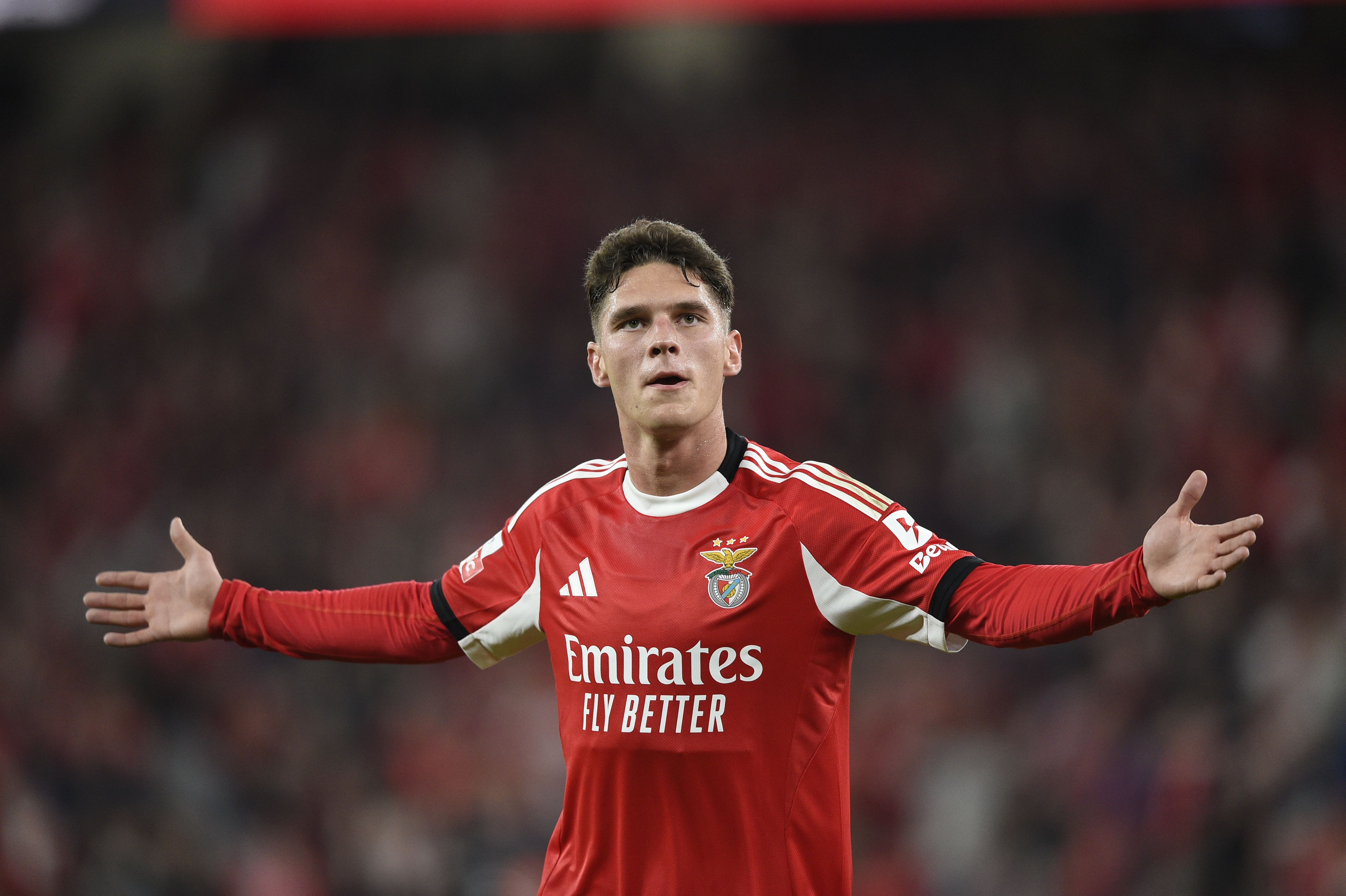 Sudakov, avançado do Benfica e da seleção da Ucrânia - Foto: Sérgio Miguel Santos