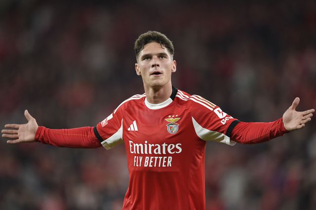 Sudakov, avançado do Benfica e da seleção da Ucrânia - Foto: Sérgio Miguel Santos