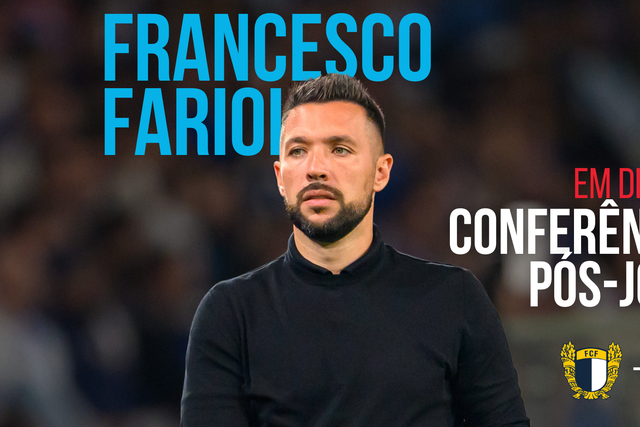 Direto: siga a conferência de Francesco Farioli