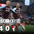 Premier League: Aston Villa começou forte e só parou na goleada (resumo)