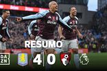 Premier League: Aston Villa começou forte e só parou na goleada (resumo)