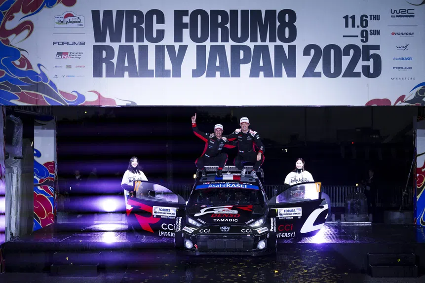 Ogier reina no Japão! Título tremendo