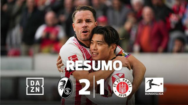 Bundesliga: Friburgo afunda St. Pauli (resumo)