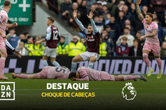 Choque de cabeças assustador entre jogadores do Bournemouth