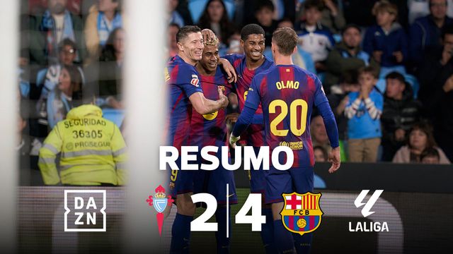 Lewandowski a triplicar e Barça mais perto do Real (resumo)