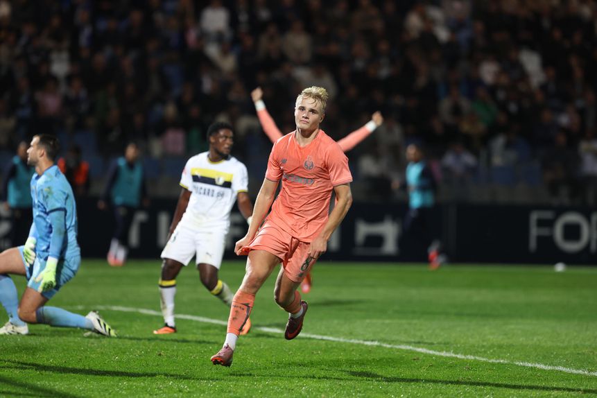 Victor Froholdt marcou ao Famalicão (Foto: Kapta +/Catarina Morais)