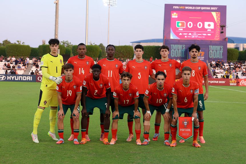 Portugal contra o Japão no Mundial sub-17 - Foto: FPF