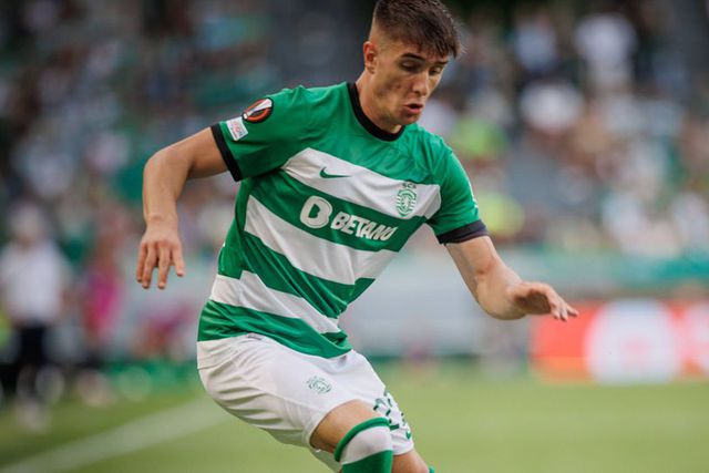 A reação de Fresneda ao penálti contra o Sporting em Guimarães